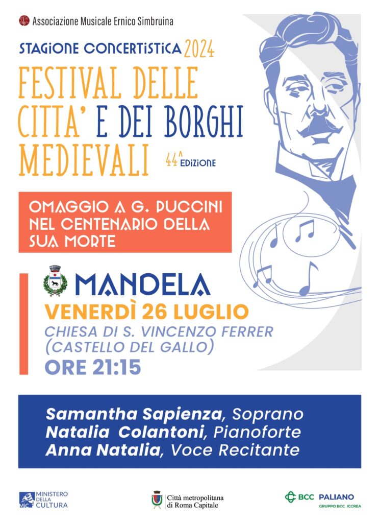 STAGIONE CONCERTISTICA 2024 – MANDELA